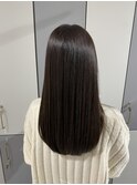 カラーファンタジーで艶グレージュカラー