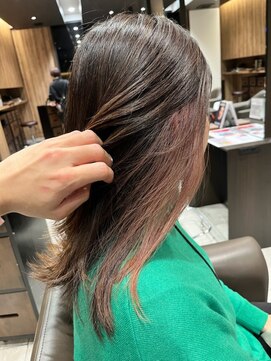 アイフィールアヴェダ 船堀店(i feel AVEDA) 【中村】人気インナーカラー☆範囲・色味ご相談ください