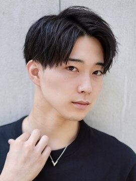 メンズフィール 南森町(MENS FEEL) ■スペインカール/スパイキーショート/ブルーブラック/南森町