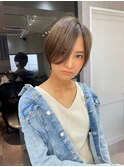 ショート/前髪カット/顔周り×ブリーチなし/髪質改善[池袋]