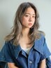 ダメージレス【ハイライト/バレイヤージュonシングルカラー】＋カット￥21030