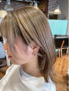 ヘアーショップ エヌアンドエー 越谷店(hair shop N&A) レイヤーロング×アッシュ