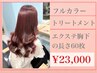 【新生活応援！】前処理TR＋フルカラー＋シールエクステ胸下の長さ60枚¥23000