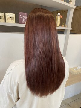 リアン(Lien) コーラルピンク/髪質改善カラー