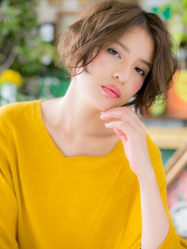 カバーヘア ブリス 志木南口駅前店(COVER HAIR bliss) 大人美人抜け感ボブパーマ小顔ウェットヘアh3志木20代30代40代