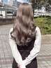『２番人気』骨格補正小顔カット＋赤み0の透明感カラー　￥12650 → ￥7590