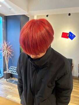 アカラ(acala) 暖色マッシュ【縮毛矯正/髪質改善/赤髪/イルミナカラー】