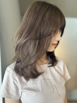 アイシー 表参道(ICY) 赤み消し透明感カラー&レイヤーカット