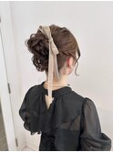 高めアップスタイル