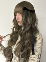 メゾンアクア 表参道(Maison ACQUA)&nbsp;☆ブリーチなしダブルカラー オリーブ オリーブベージュ ボブ