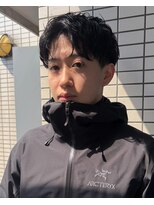 サンアタゴノット(san.atagonot)&nbsp;センターパート/ニュアンスパーマ/フェザーパーマ/メンズ