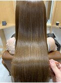 髪質改善ケア酸性ストレートでドライヤーするだけで艶髪へ