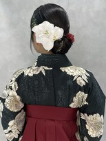 ゼスト ジグ(ZEST ZIGU)&nbsp;袴ヘアセット　タイトシニヨン　タイトヘア【maiko】【吉祥寺】