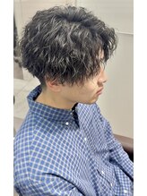 サロウィン 大宮(SALOWIN)&nbsp;大宮メンズツイストスパイラルパーマ縦落ちパーマセンターー分け