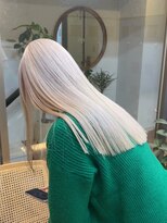 サンク 原宿 表参道(cinq)&nbsp;ミルクティーベージュピンクベージュケアブリーチくびれボブ