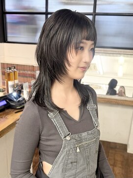 ヘアサロン エフ 渋谷(F) #レイヤーウルフ#ウルフカット#レイヤーカット
