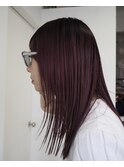 暖色カラー/レッドヴァイオレット/立川美容室