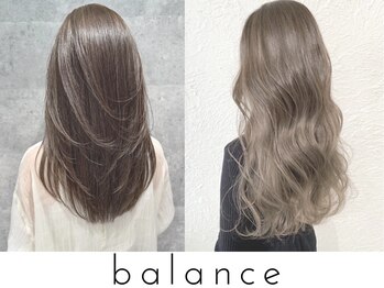 バランス 新宿(balance)の写真/"魅せるカラー"で印象が変わる★周りも羨むうる艶透明感カラー♪メイク・肌色に合う流行の最旬カラーに♪