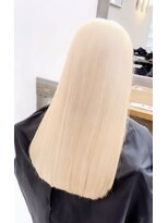 キース ヘアアンドメイク 恵比寿(kith. hair&make)&nbsp;ケアブリーチ ダブルカラー ハイトーン ホワイト ブロンドヘア