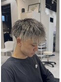 MEN’S HAIR/波巻ツイストスパイラル/フェザーパーマ/京都河原町