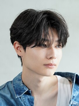 フィフス 栄(fifth) 栄ニュアンスパーマカルマパーマセンターパートガイルヘア緩め