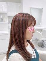 hanz.hair【ハンズヘアー】髪質改善/縮毛矯正/ハイライト/メテオカラー&nbsp;ピンク系ハイライト