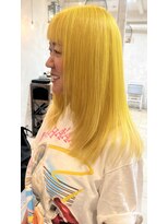 ディプティック ヘアー チェンジ ミュージアム(diptych Hair Change Museum)&nbsp;イエローカラー/ケアブリーチ/塩基性カラー/滋賀/南草津/