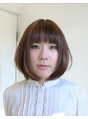 【人気NO1 つやつやカラー♪】シルクモイストカラーでふわボブ