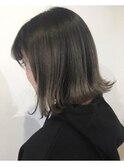 【ALIVE吉祥寺】切りっぱなしボブ×ダークグレージュ◎