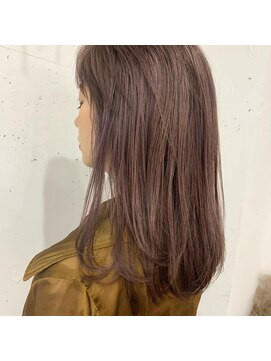 ジジ ヘアワークス(gigi hair works) スモーキーラベンダーピンク☆