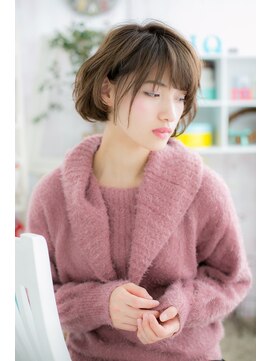 ミック 日暮里店(miq) とろみカールのフェミニンボブb