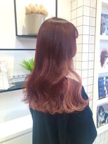 エイトヘアー(8 HAIR)&nbsp;レッド×インナーピーチピンク