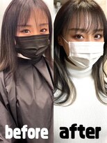 リリー(Lilley)&nbsp;【Lilley 稲永麻衣】韓国ヘア+インナーエクステ 天神/今泉