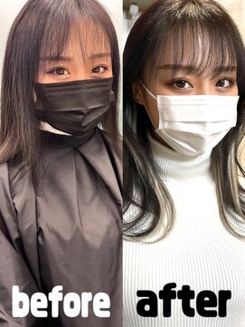 リリー(Lilley) 【Lilley 稲永麻衣】韓国ヘア+インナーエクステ 天神/今泉