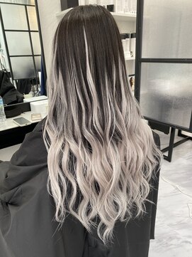 ラムシェール(LamChele) ☆lamchele☆ホワイトシルバー×シールエクステ