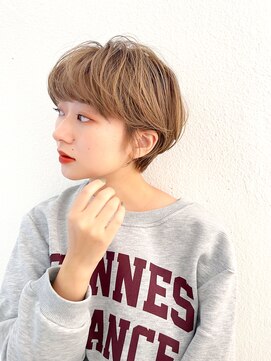 メモリーズ 銀座(Memories) 丸み/ふんわりなショート/ベージュカラー