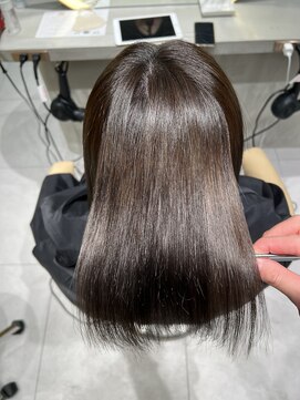 ロンドメリア 天神大名店(Lond Melia) ★大人ガーリー艶髪チョコレート髪質改善★ #髪質改善#縮毛矯正
