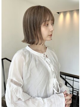 ラニヘアサロン(lani hair salon) 【KAORU】ダブルカラー/グレージュ/オリーブベージュ