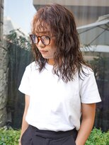 ヴヴ(Bub)&nbsp;wave perm/ブラウンカラー　ウェーブパーマ　オレンジブラウン