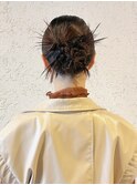 ヘアアレンジ/お呼ばれヘア/ヘアセット/ヘアメイク