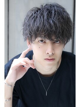 リップス レイ ギンザ(LIPPS Ray GINZA) ソフトツイストツーブロック束感グレー【ラフツイストマッシュ】