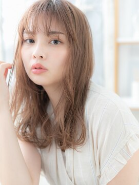 モッズヘア 越谷(mod's hair) シースルー前髪くすみベージュレイヤーパーマh3越谷20代30代40代