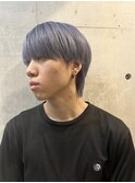 20代マッシュショートフェザーウルフブリーチバレイヤージュ