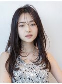 ロングレイヤー/20代30代大人かわいい/オリーブブラウン