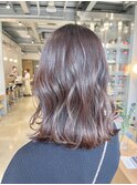 ふんわりカールヘルシースタイルルーズヘアショコラアッシュ