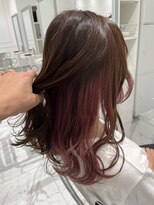 ニューヨークニューヨーク 垂水店(NYNY)&nbsp;インナーカラーｘイヤリングカラーｘフェイスフレーミング