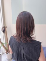 マテカ ヘアー(mateca hair)&nbsp;ミディアム×外ハネ