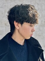 アノ 別府店(Ano.)&nbsp;大分シャドウパーマメンズマッシュ波巻きパーマルーズパーマ眉毛