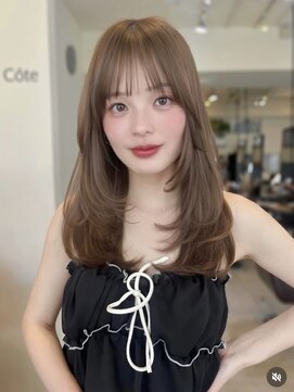 コート 表参道(Cote) 美髪レイヤー/顔周りカット/透明感カラー