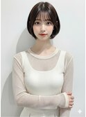 韓国風ヘアスタイル Cカール内巻きショート